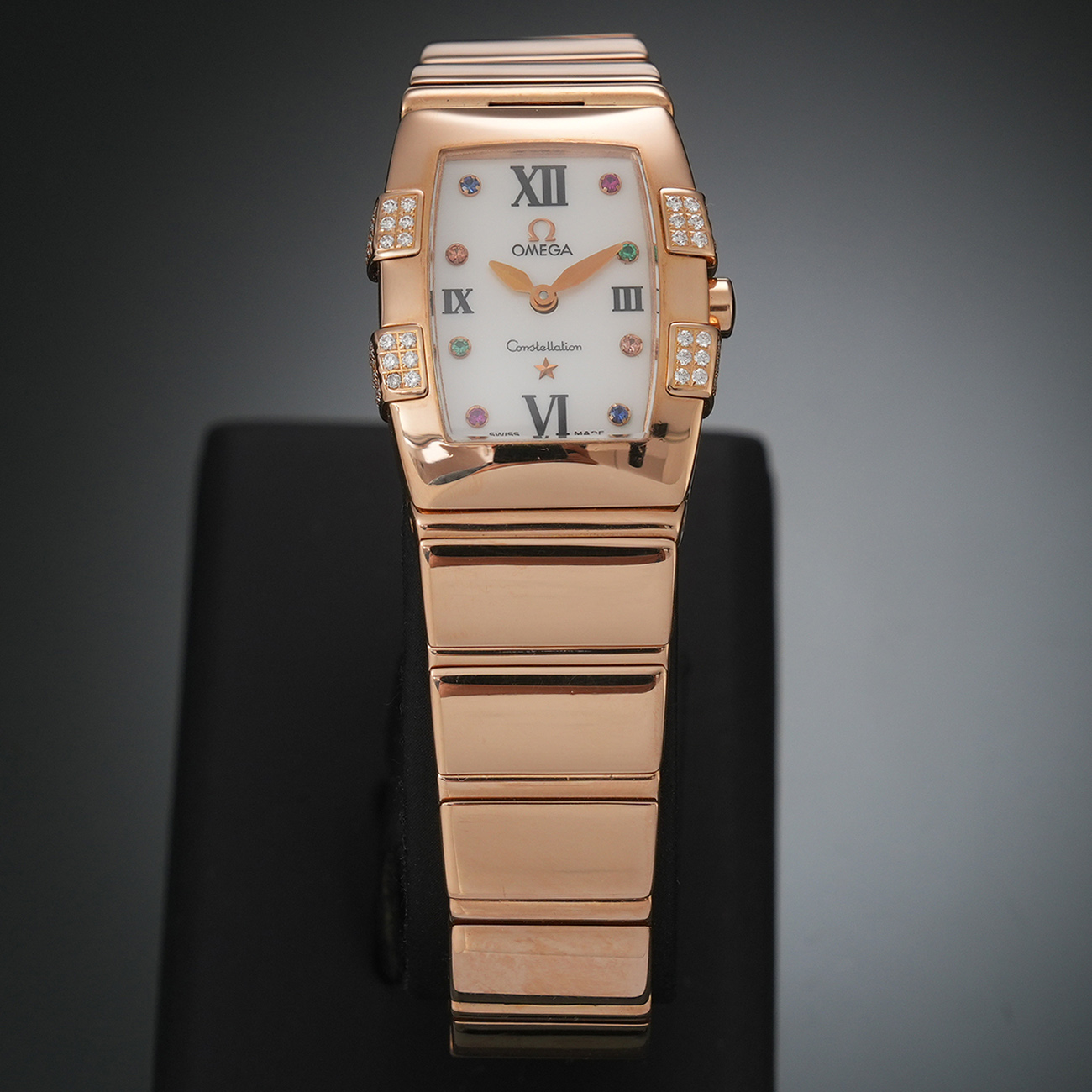 OMEGA(USED)오메가 컨스틸레이션 쿼드렐라 골드