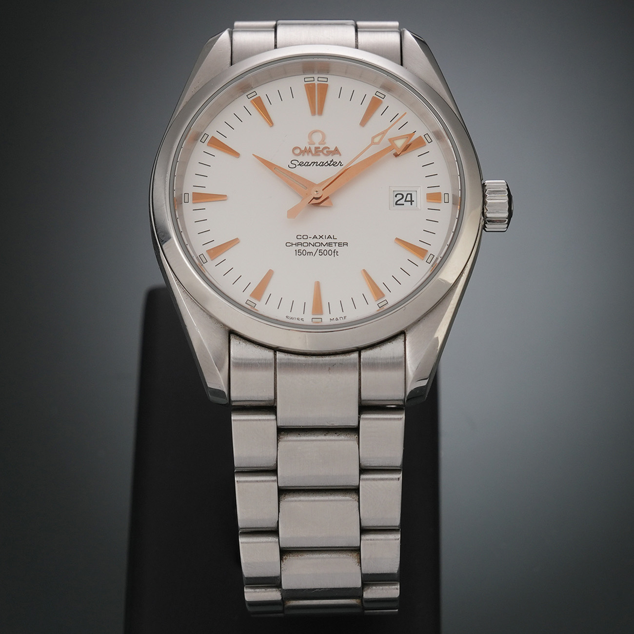 OMEGA(USED)오메가 씨마스터 아쿠아테라 스틸 오토