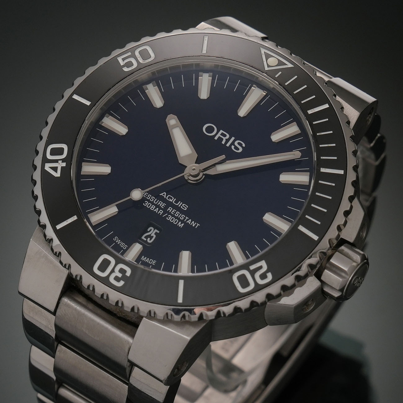Oris(USED)오리스 아퀴스 데이트