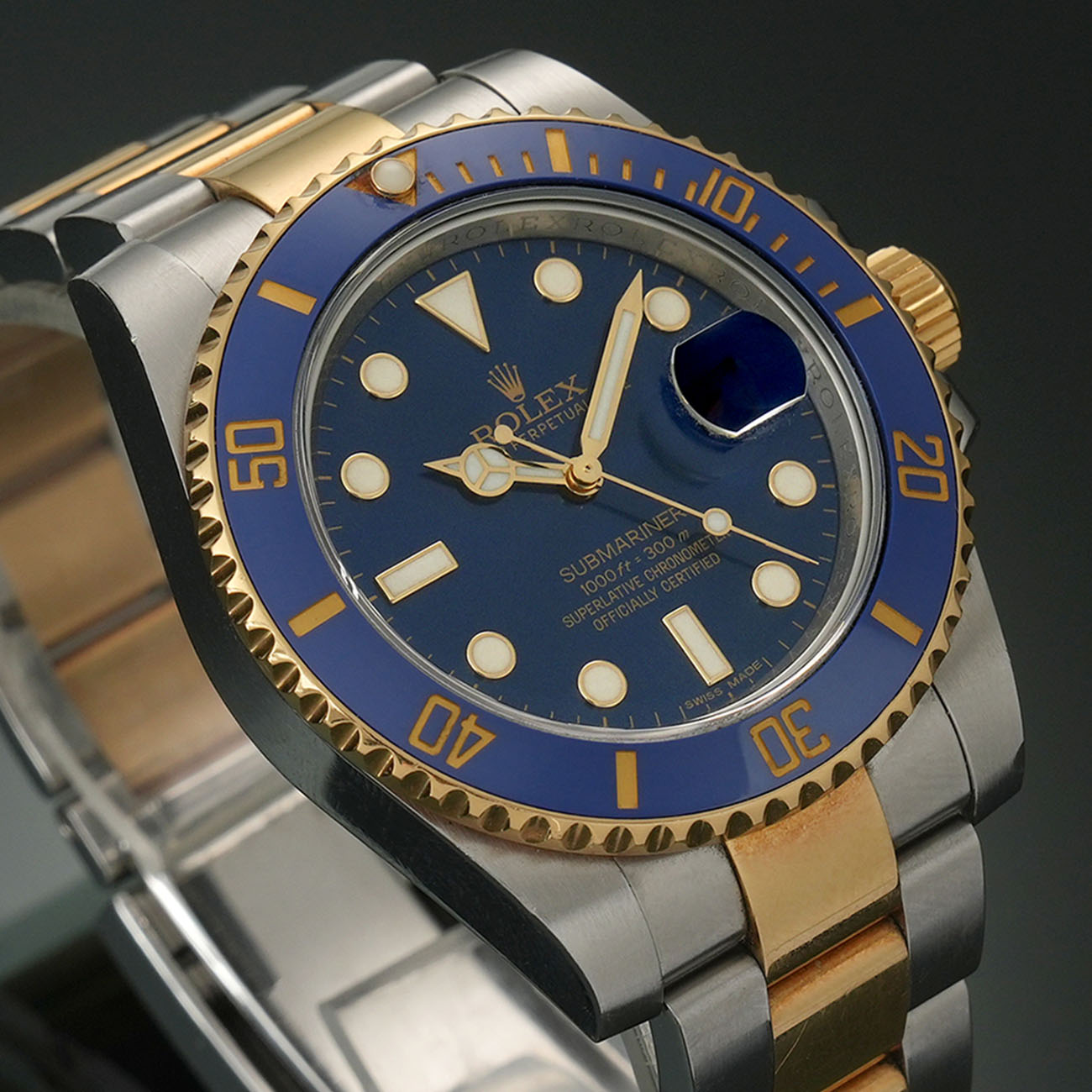 ROLEX(USED)롤렉스 서브마리너 콤비 116613LB
