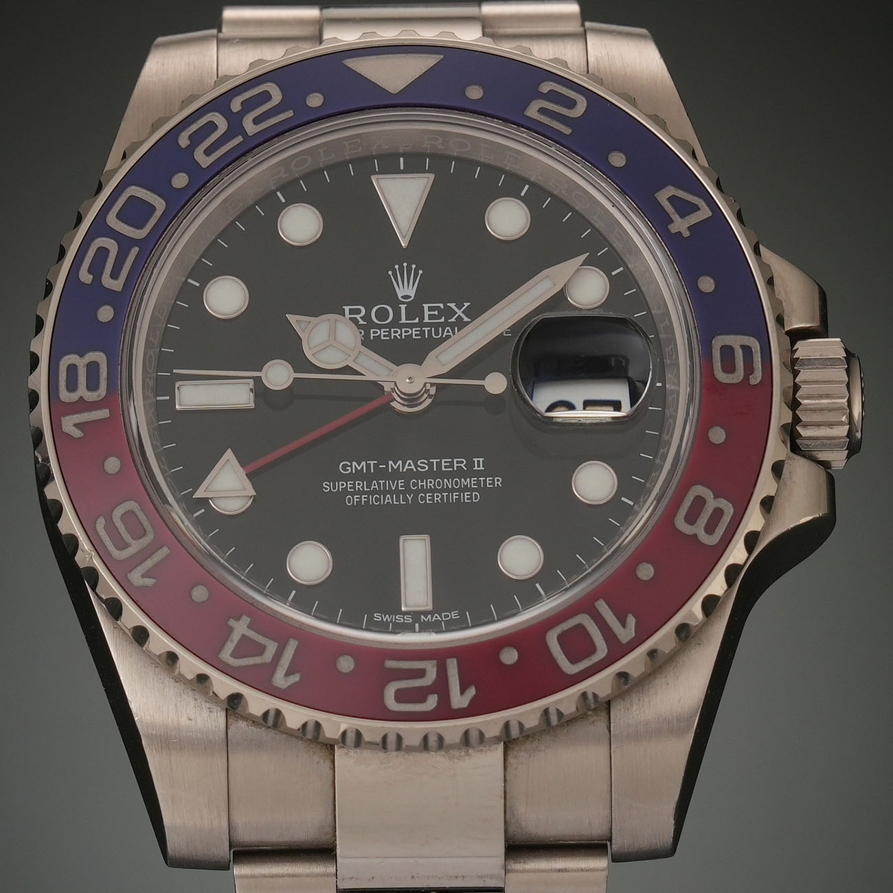 ROLEX(USED)롤렉스 GMT 마스터 2 40 화이트골드 116719BLRO