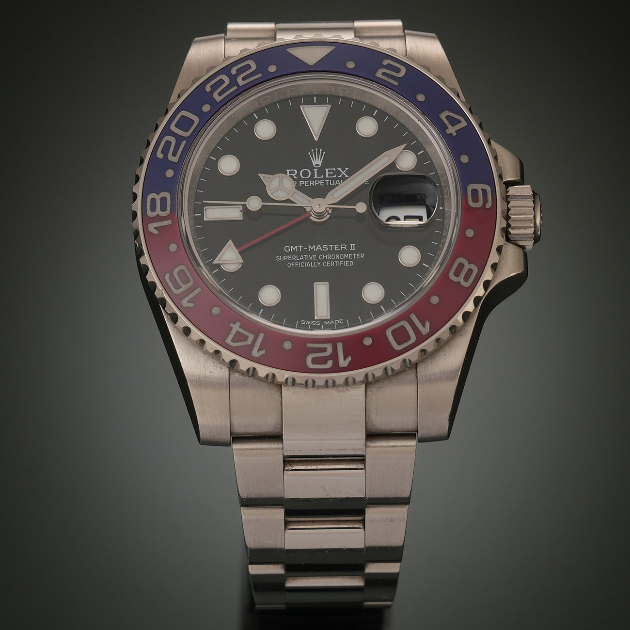 ROLEX(USED)롤렉스 GMT 마스터 2 40 화이트골드 116719BLRO