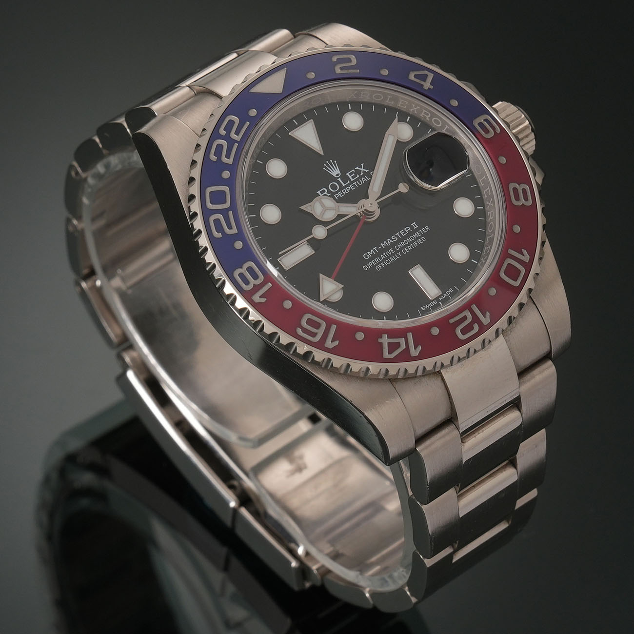 ROLEX(USED)롤렉스 GMT 마스터 2 40 화이트골드 116719BLRO