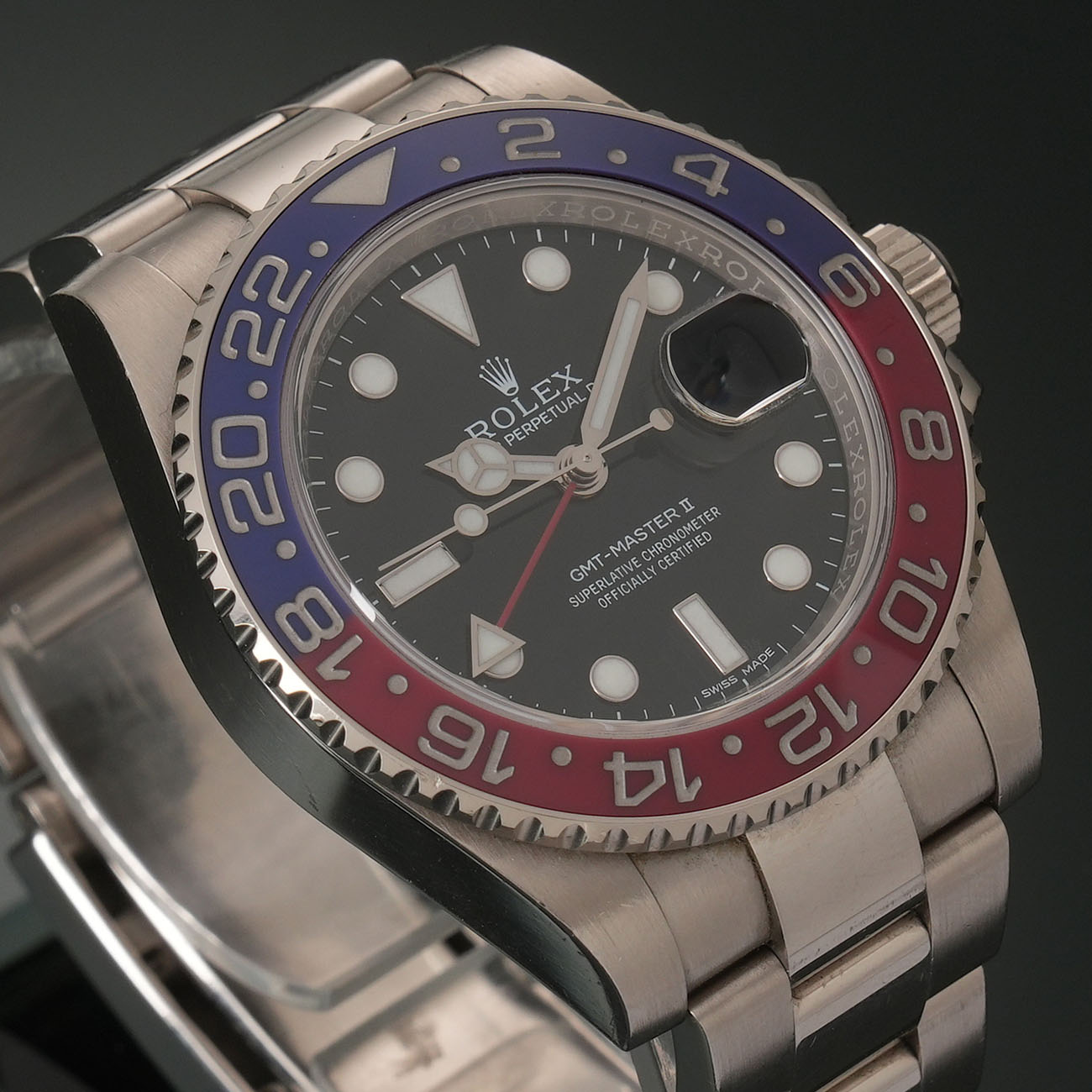ROLEX(USED)롤렉스 GMT 마스터 2 40 화이트골드 116719BLRO