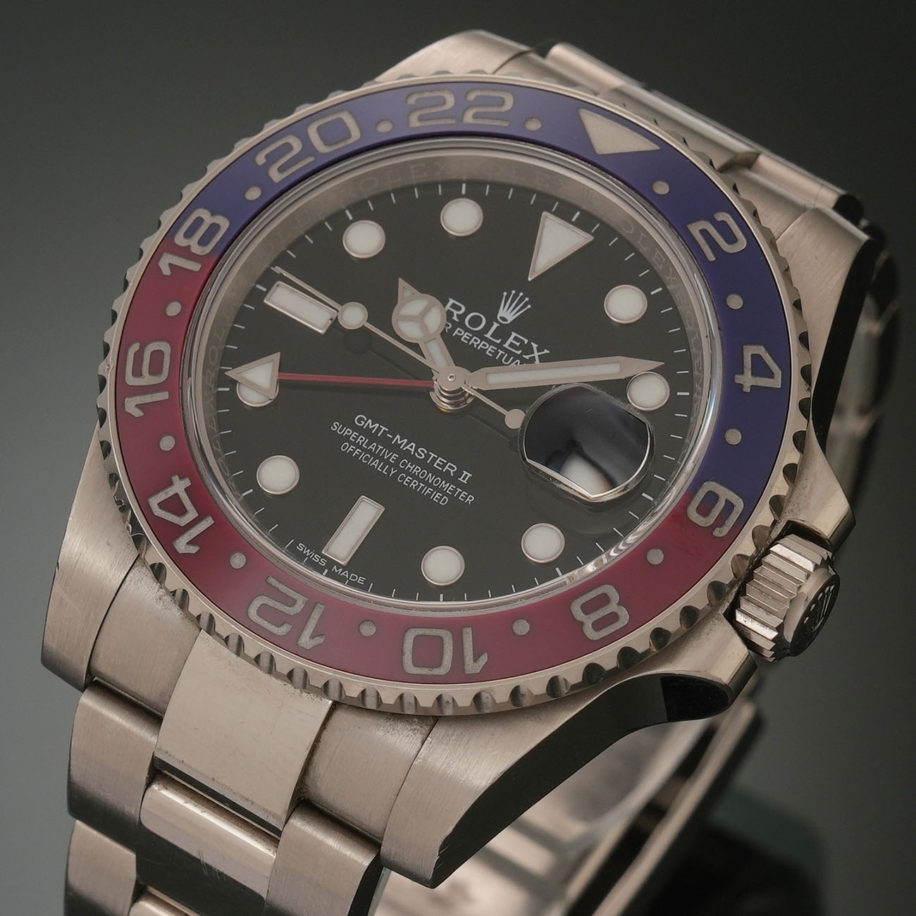ROLEX(USED)롤렉스 GMT 마스터 2 40 화이트골드 116719BLRO