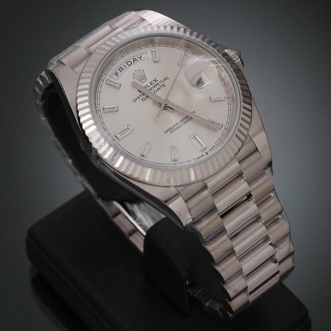 ROLEX(USED)롤렉스 데이데이트 바게트 다이아 228239