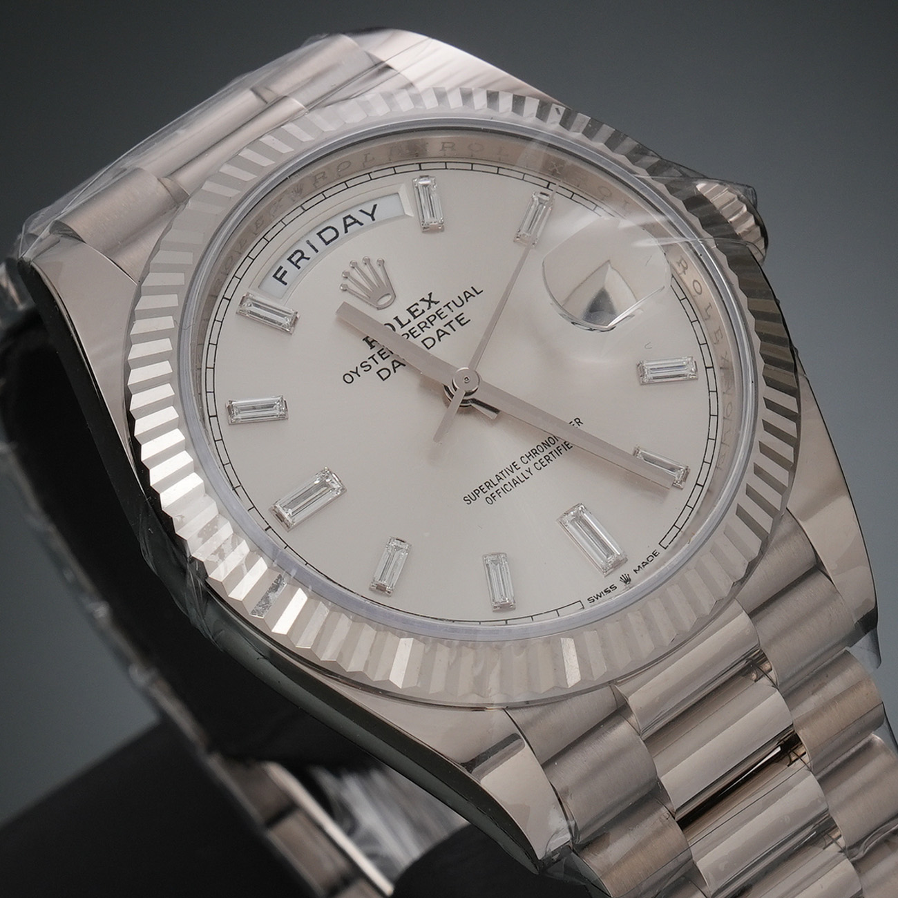 ROLEX(USED)롤렉스 데이데이트 바게트 다이아 228239