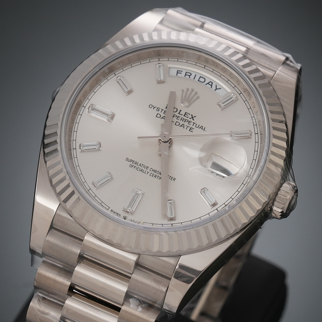 ROLEX(USED)롤렉스 데이데이트 바게트 다이아 228239