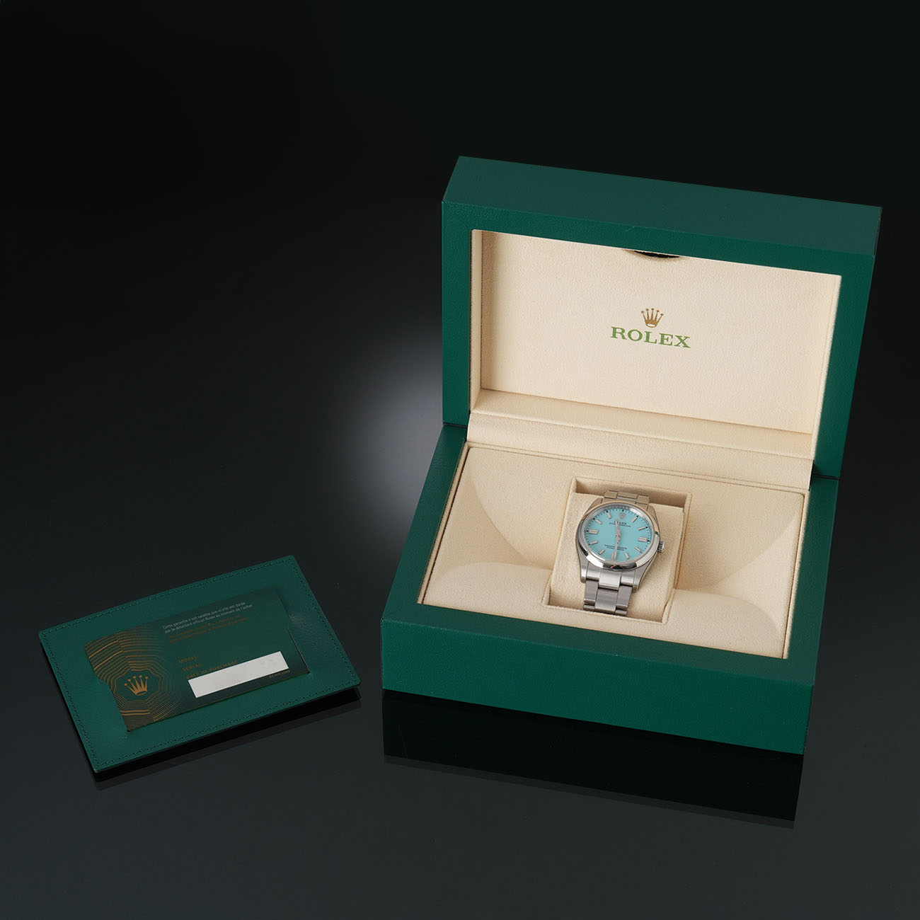 ROLEX(USED)롤렉스 오이스터 퍼페츄얼 터콰이즈 블루 126000