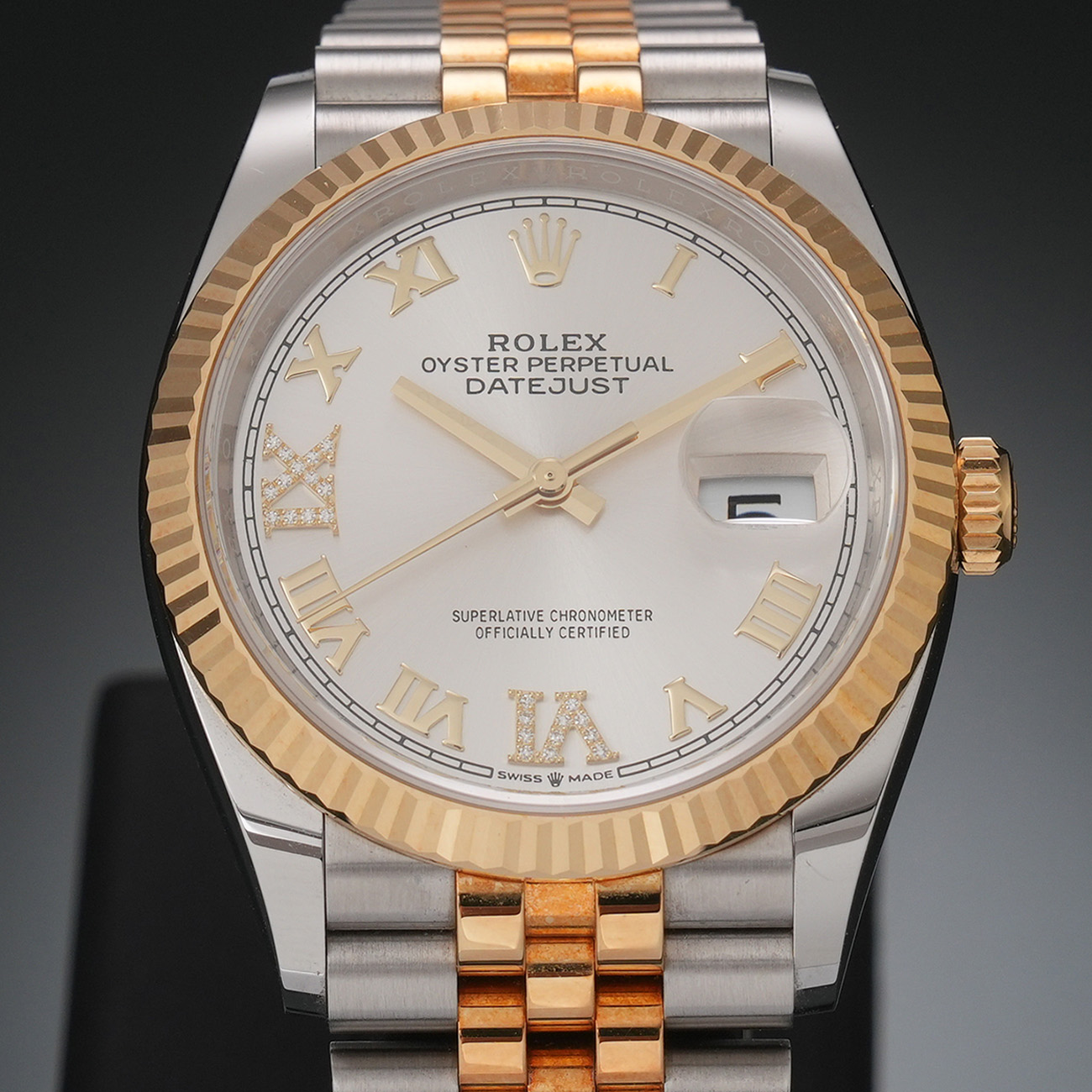 ROLEX(USED)롤렉스 데이저스트 36 콤비 실버 69로만 126233