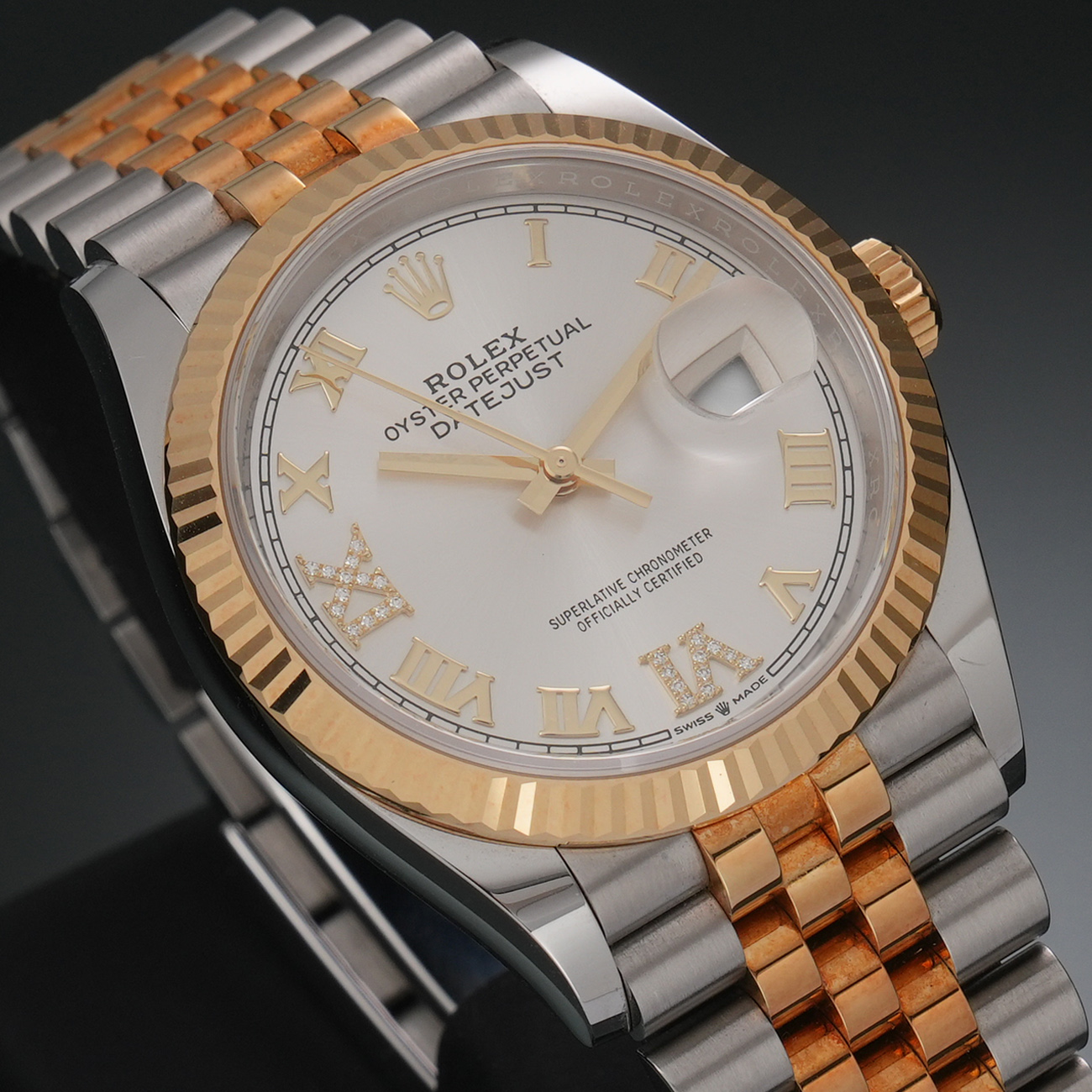 ROLEX(USED)롤렉스 데이저스트 36 콤비 실버 69로만 126233