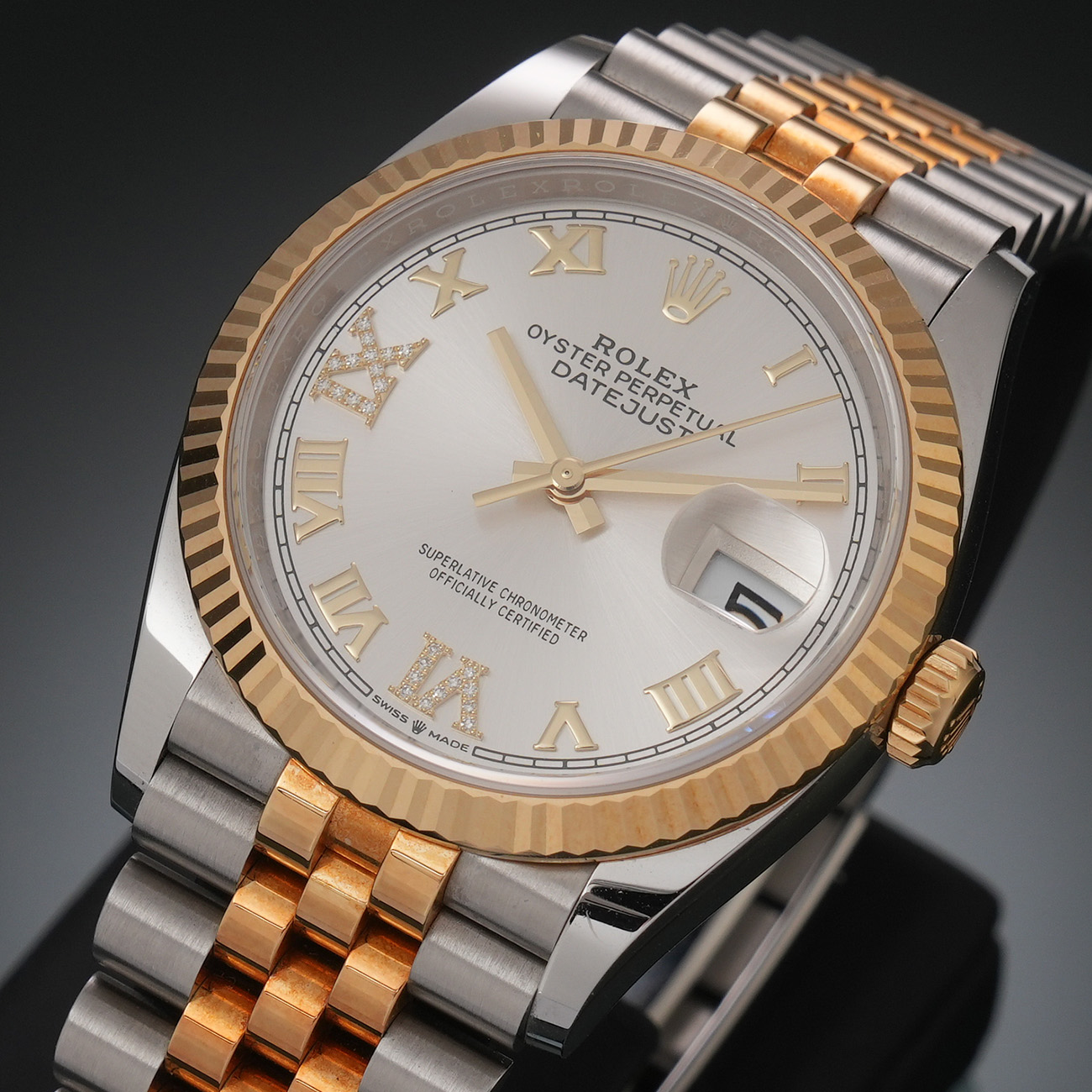 ROLEX(USED)롤렉스 데이저스트 36 콤비 실버 69로만 126233