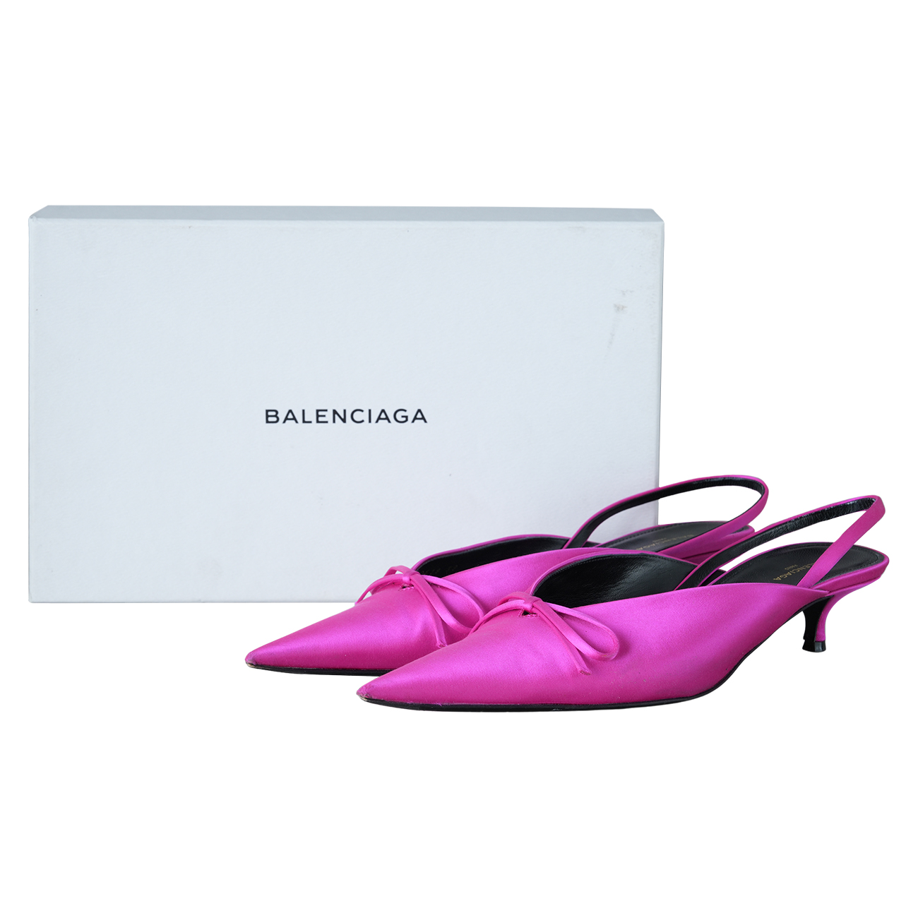 BALENCIAGA(USED)발렌시아가 500618 핑크 키튼 힐 #39