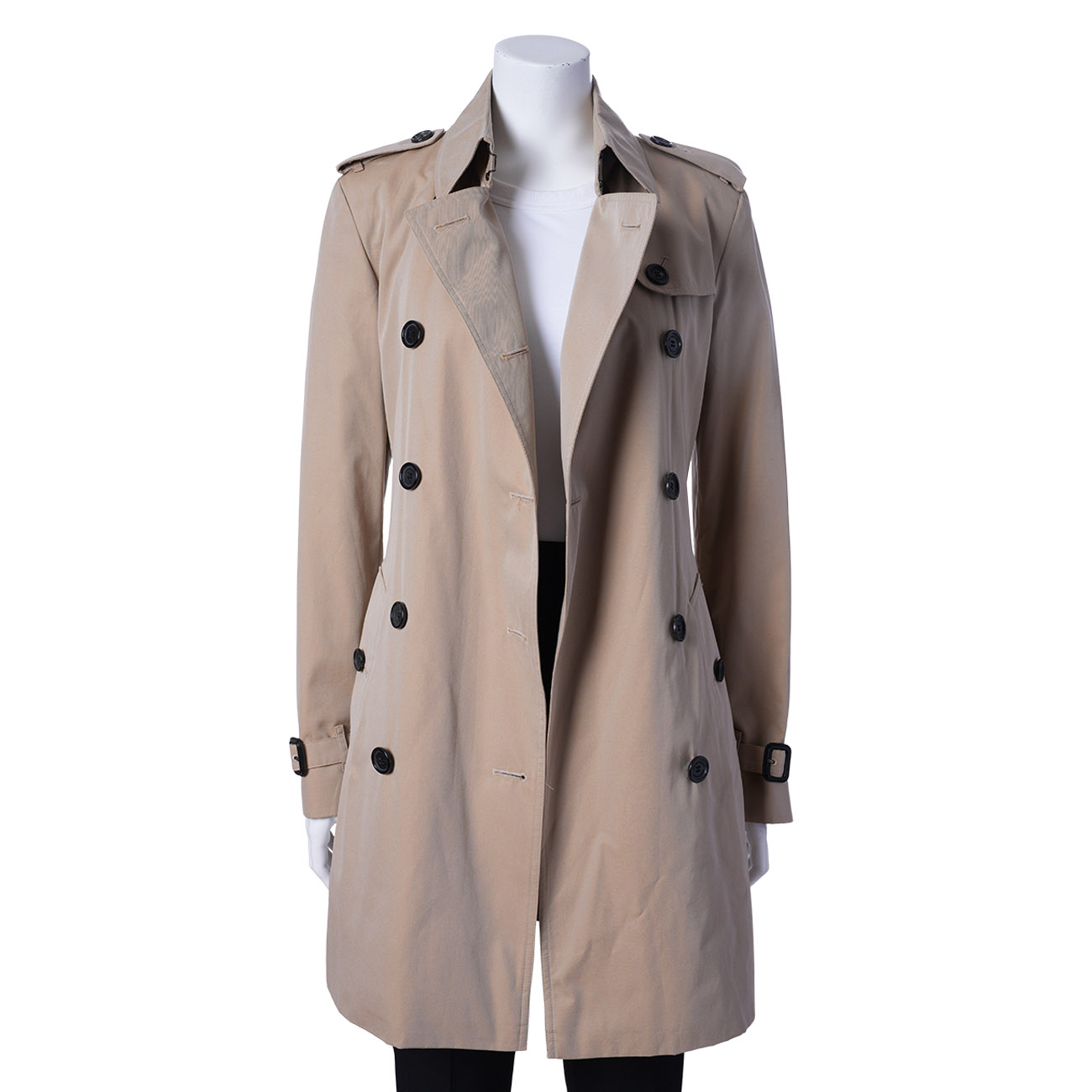 BURBERRY(USED)버버리 버킹햄 트렌치코트 #UK8