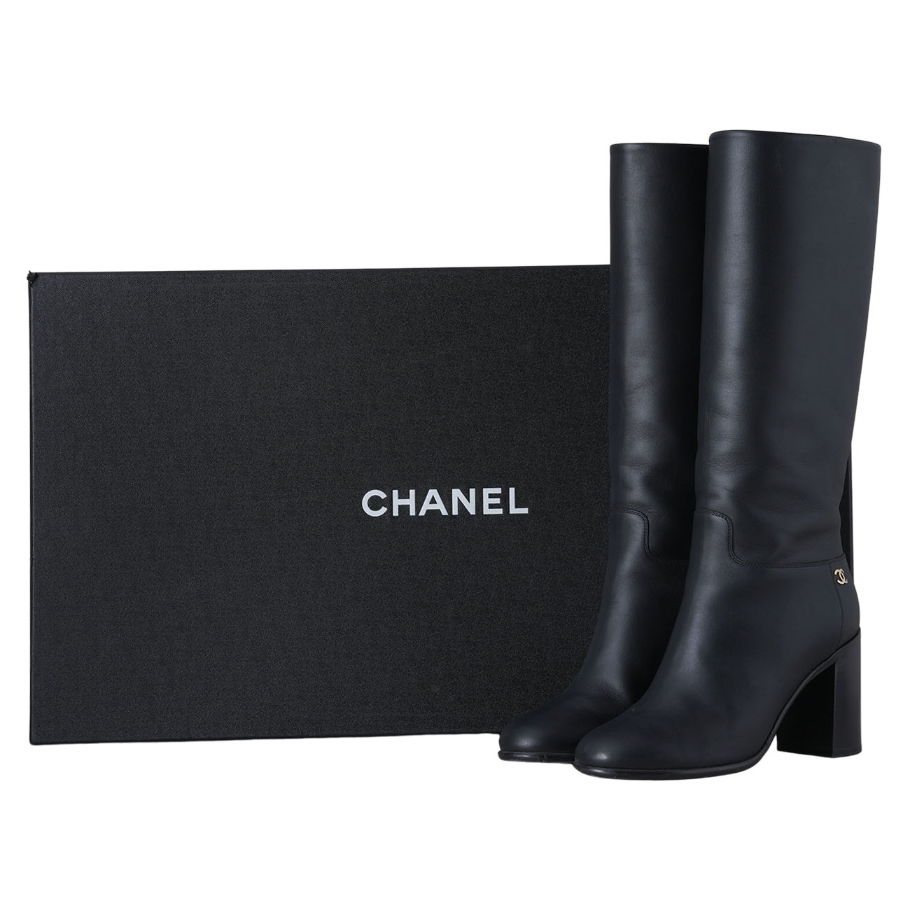 CHANEL(USED)샤넬 롱 부츠 #38