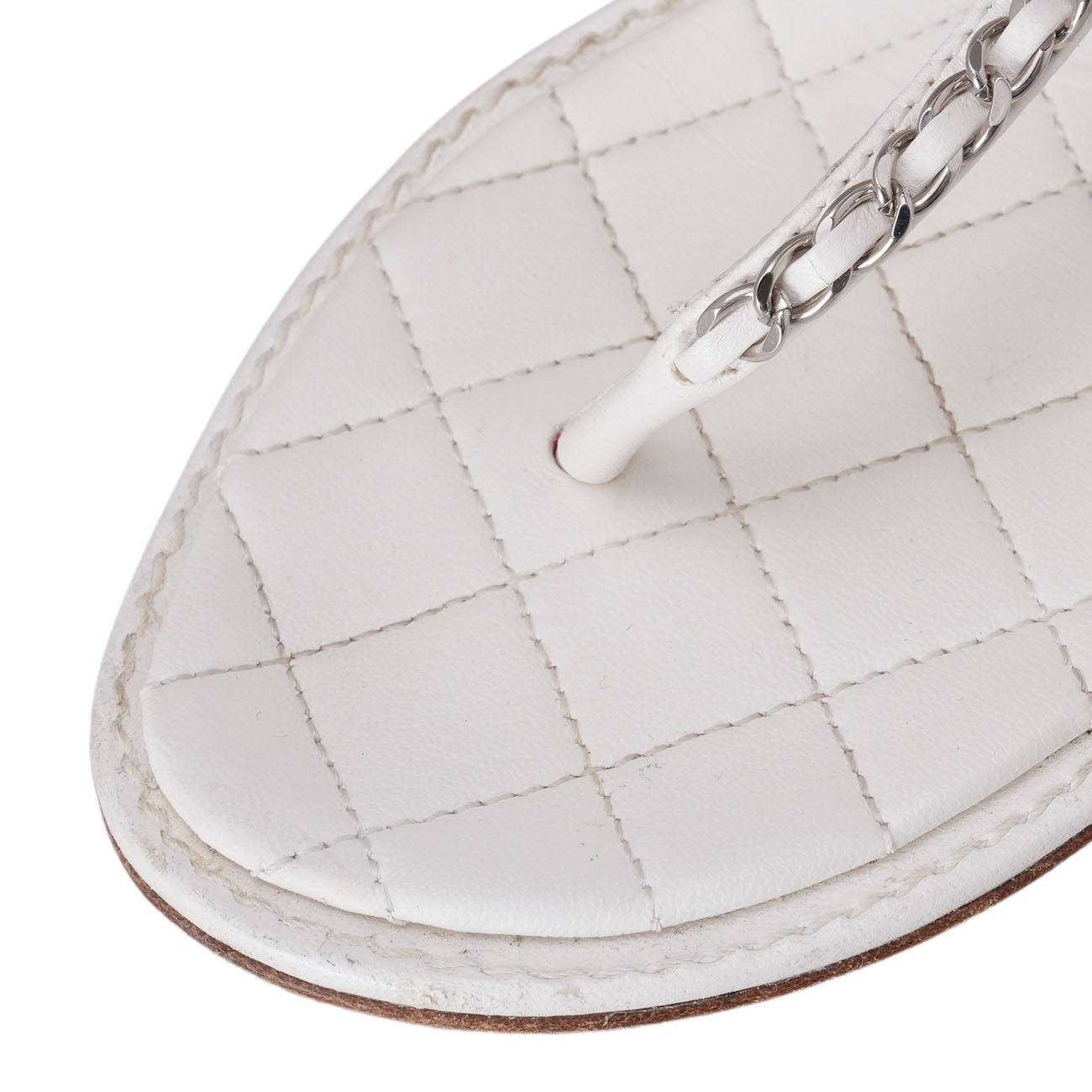 CHANEL(USED)샤넬 G31463 클래식 CC로고 체인 스트랩 샌들 #39
