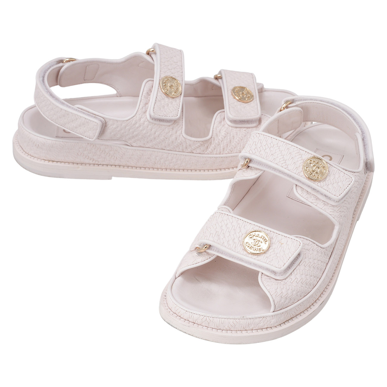 CHANEL(USED)샤넬 G35927 벨크로 샌들#37