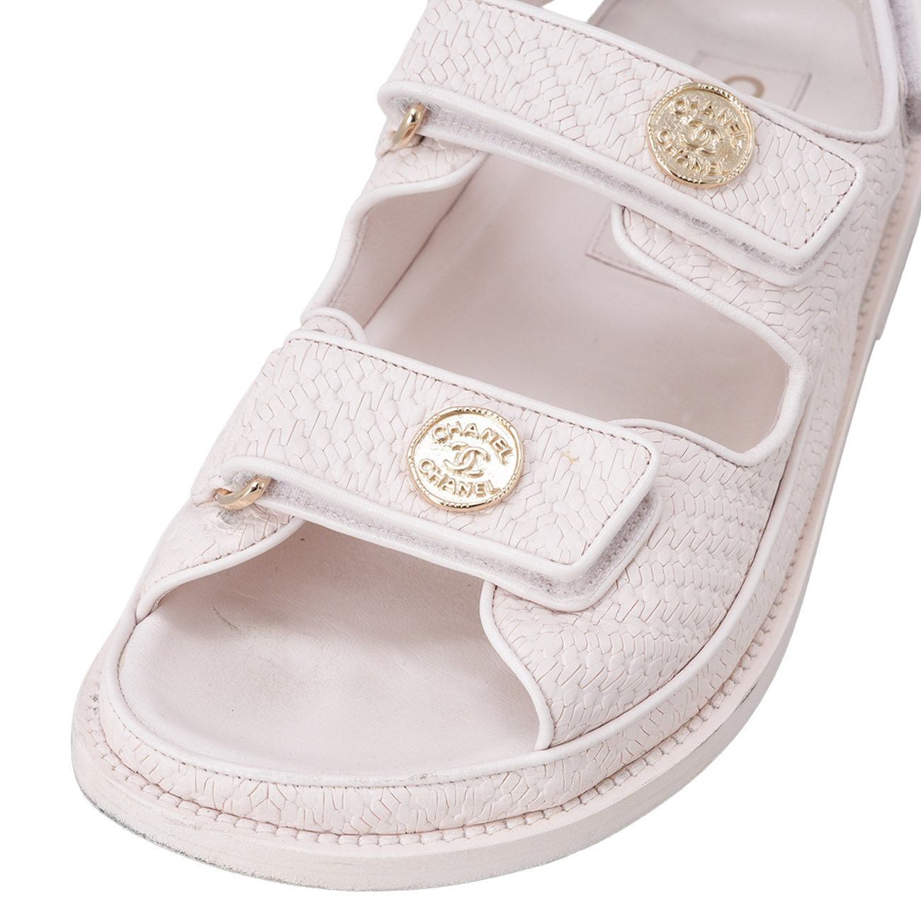 CHANEL(USED)샤넬 G35927 벨크로 샌들#37