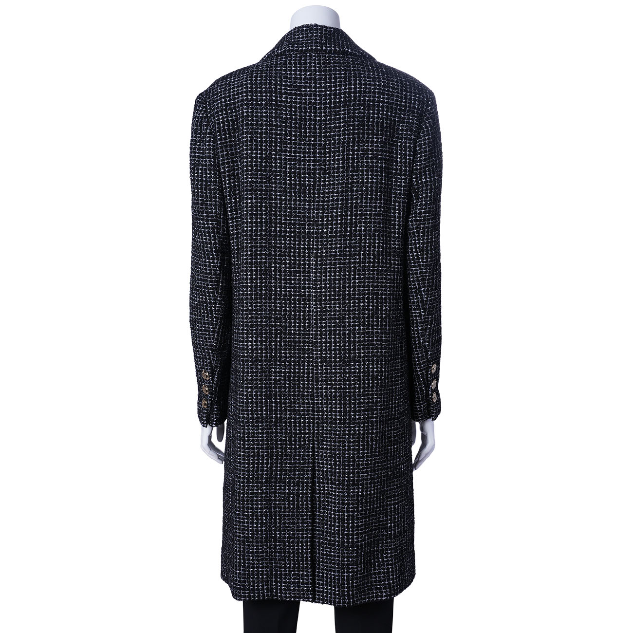 CHANEL(USED)샤넬 트위드 롱코트#38