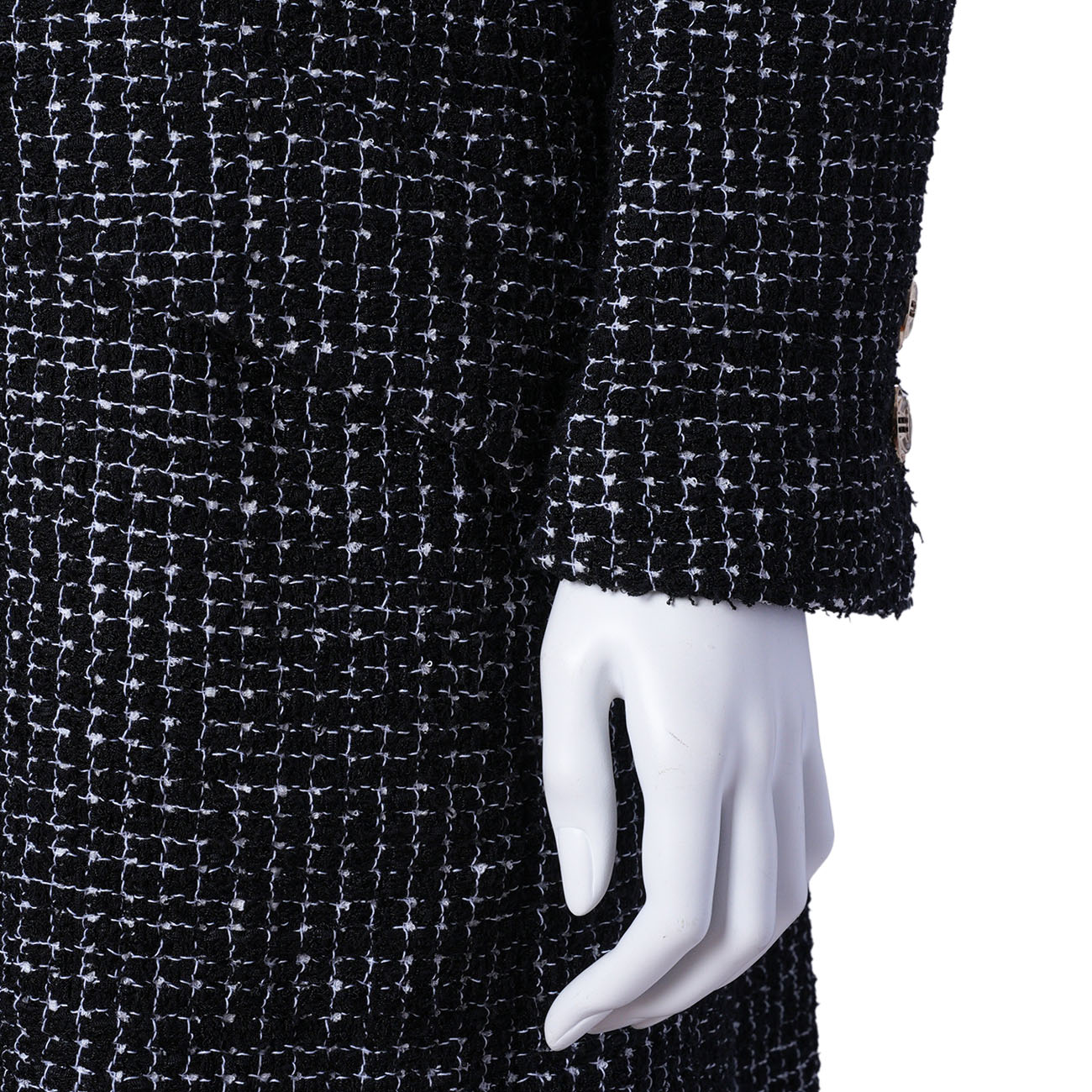 CHANEL(USED)샤넬 트위드 롱코트#38