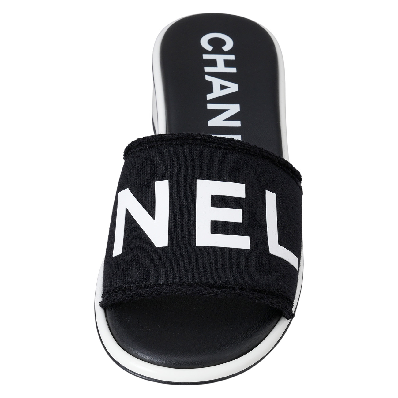 CHANEL(USED)샤넬 G45402 레터링 로고 뮬#38.5