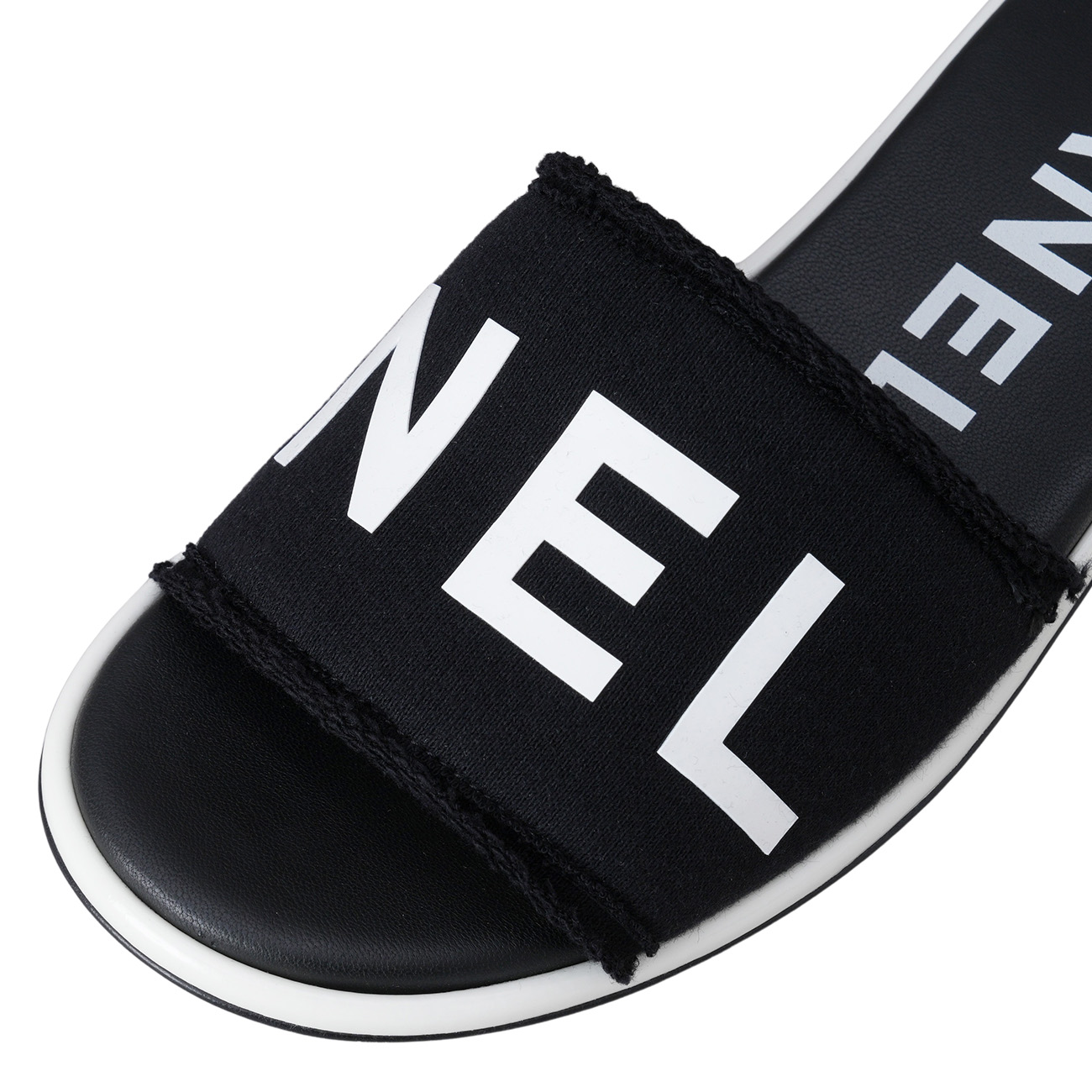 CHANEL(USED)샤넬 G45402 레터링 로고 뮬#38.5