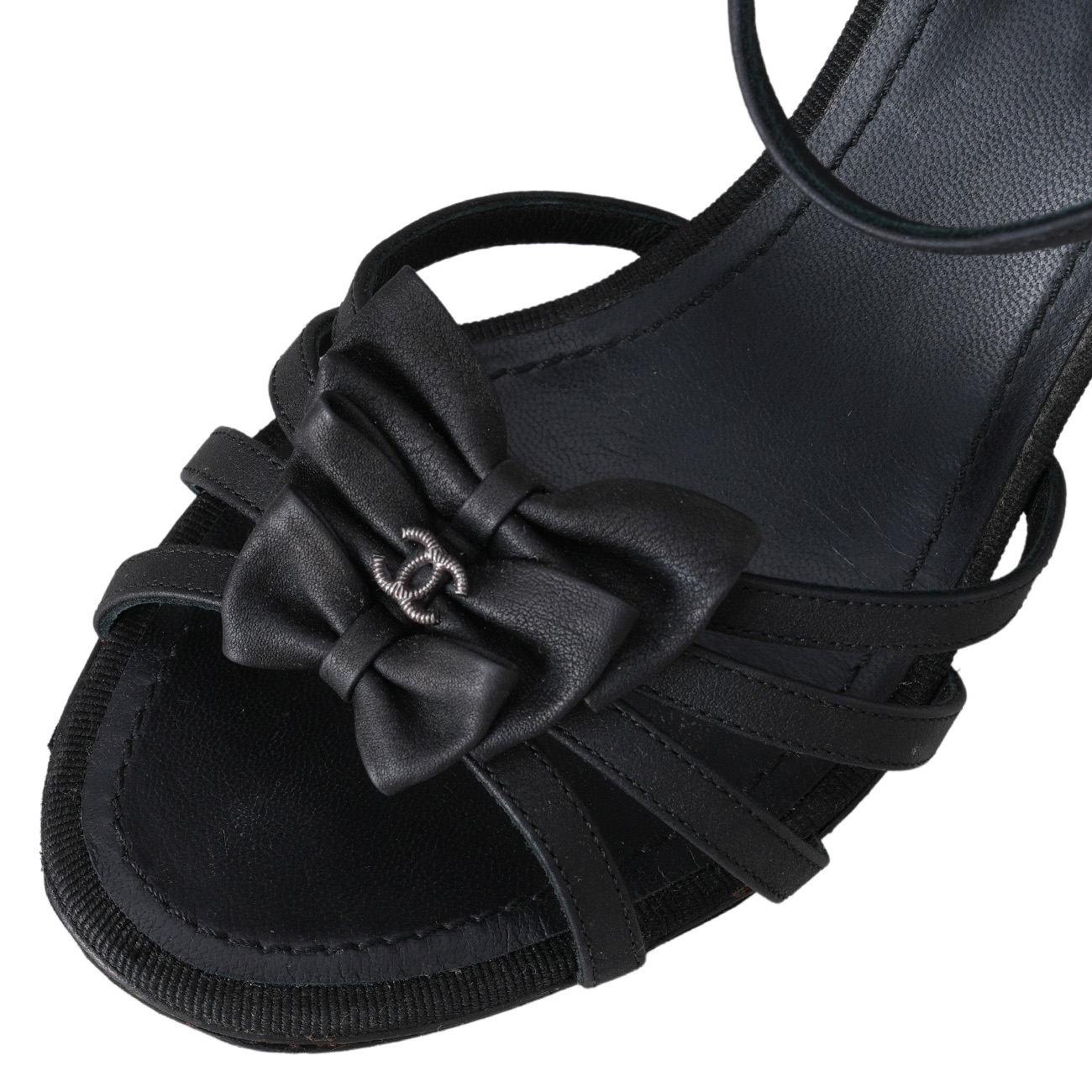 CHANEL(USED)샤넬 리본 샌들 #38