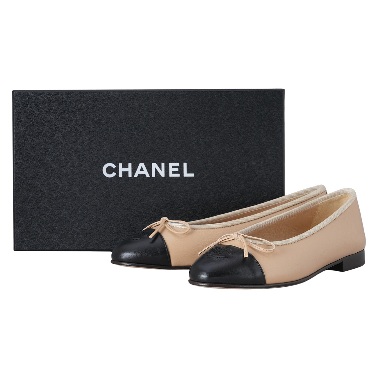 CHANEL(USED)샤넬 G02819 발레리나 플랫슈즈#37