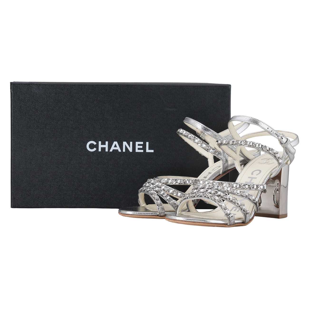 CHANEL(USED)샤넬 G34696 힐#37.5