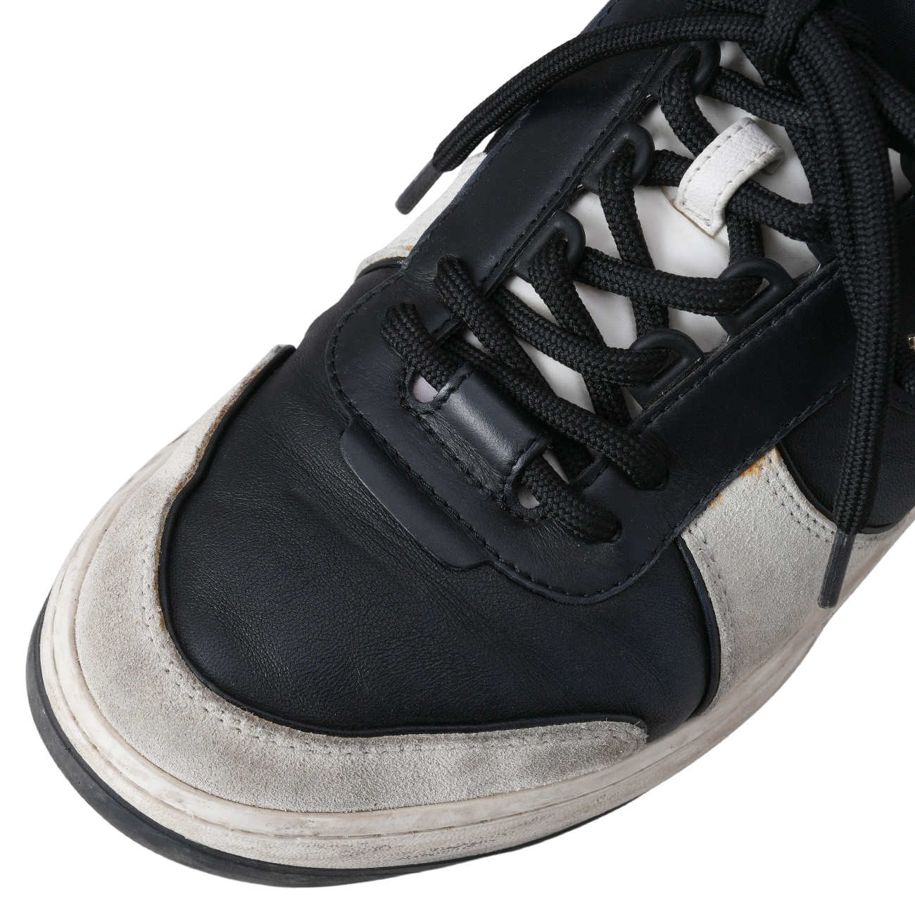 CHANEL(USED)샤넬 G45212 CC로고 투톤 스니커즈 #37