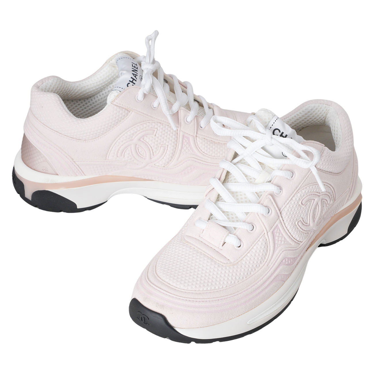 CHANEL(USED)샤넬 시즌 샤식스 스니커즈#37.5 G45077