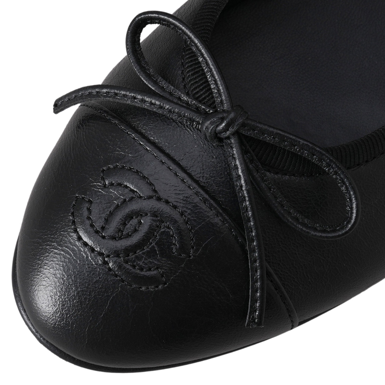 CHANEL(USED)샤넬 G02819 발레리나 플랫 슈즈 #36