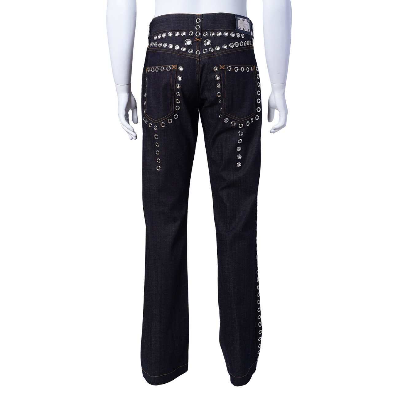 Dolce&Gabbana(USED)돌체앤가바나 닷 홀 장식 청바지 #48