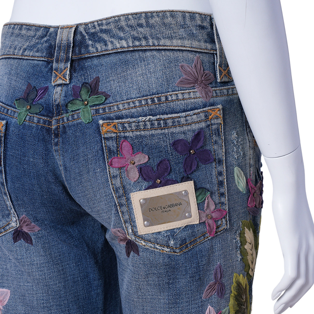 Dolce&Gabbana(USED)돌체앤가바나 플라워 자수 청바지 #42