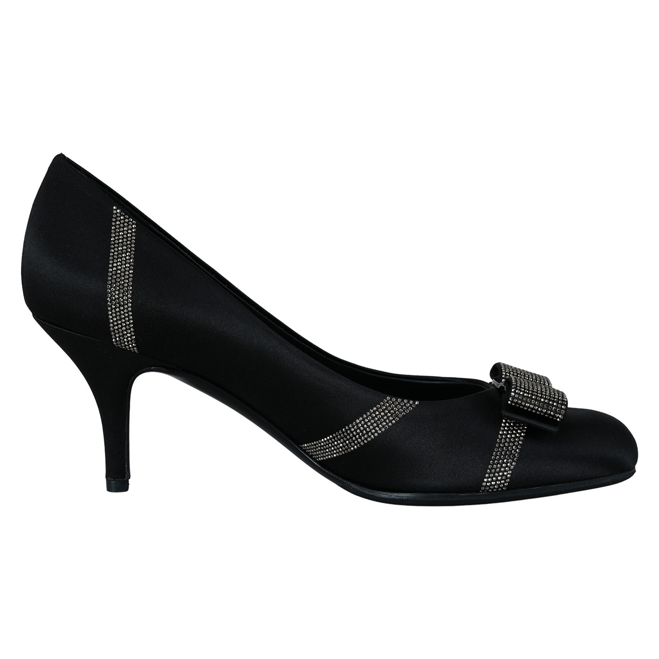 FERRAGAMO(USED)페레가모 01Q513 바라 보우 펌프스 힐 #8