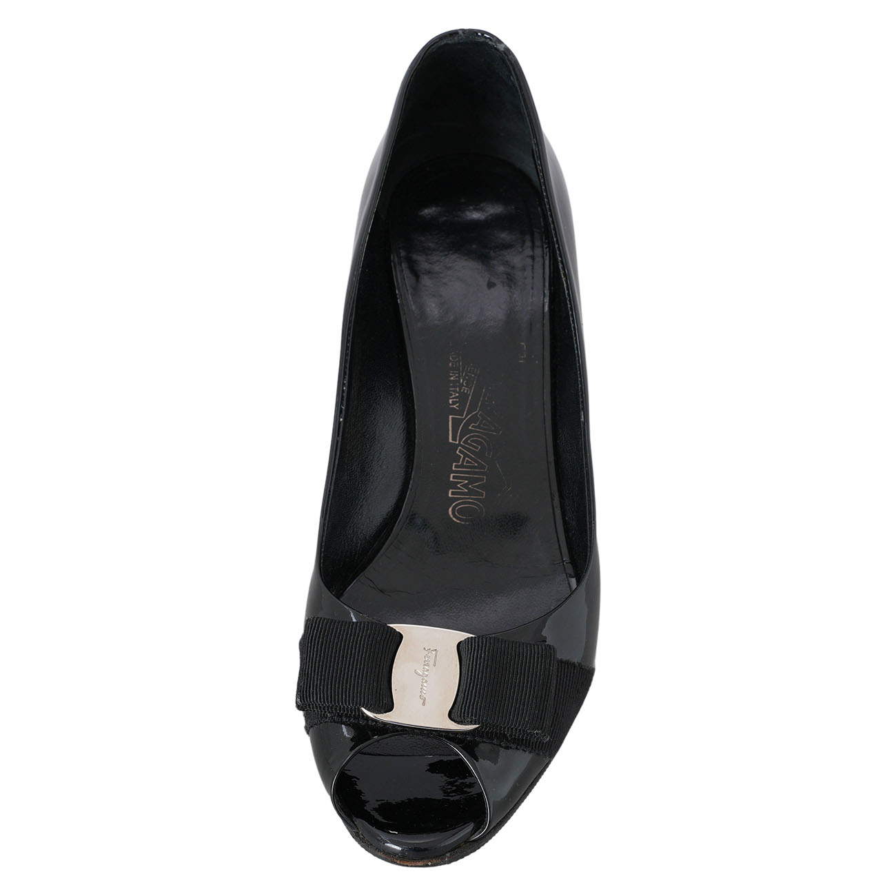 FERRAGAMO(USED)페레가모 바라리본 구두 230mm