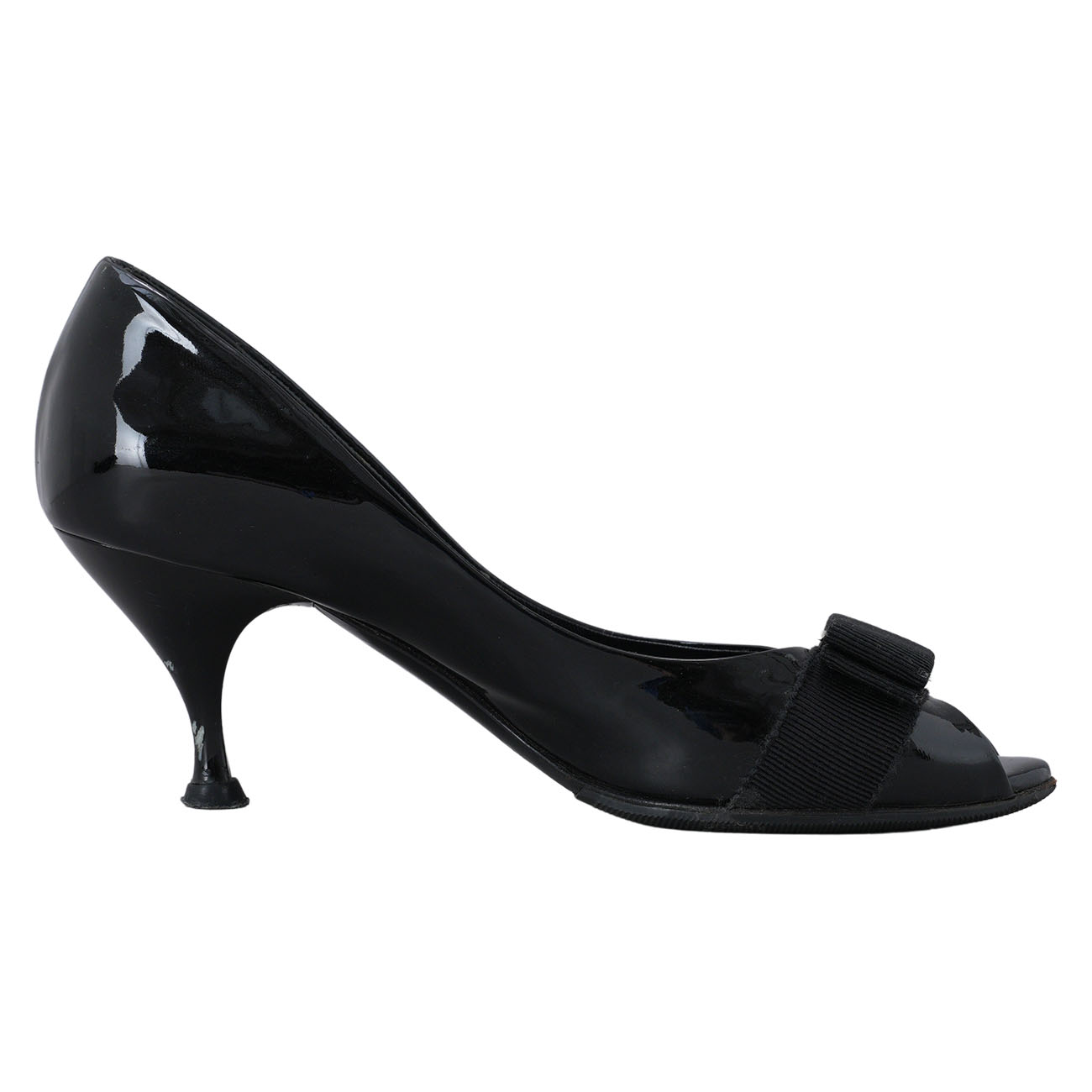 FERRAGAMO(USED)페레가모 바라리본 구두 230mm