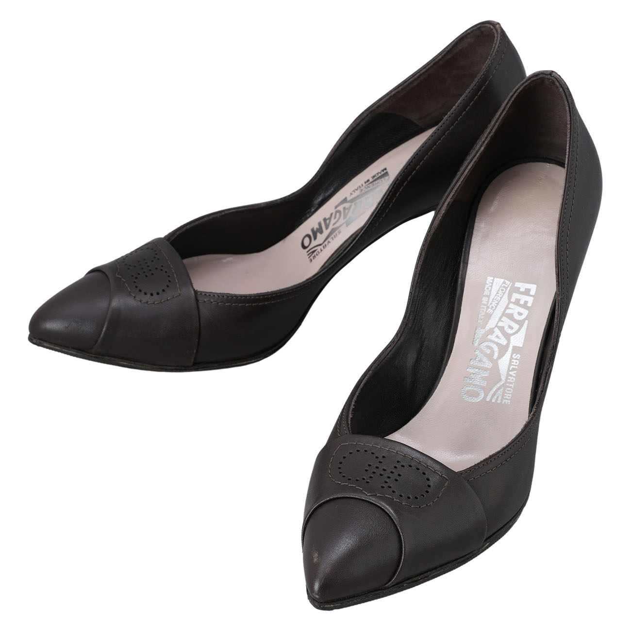 FERRAGAMO(USED)페레가모 간치니 구두 230mm