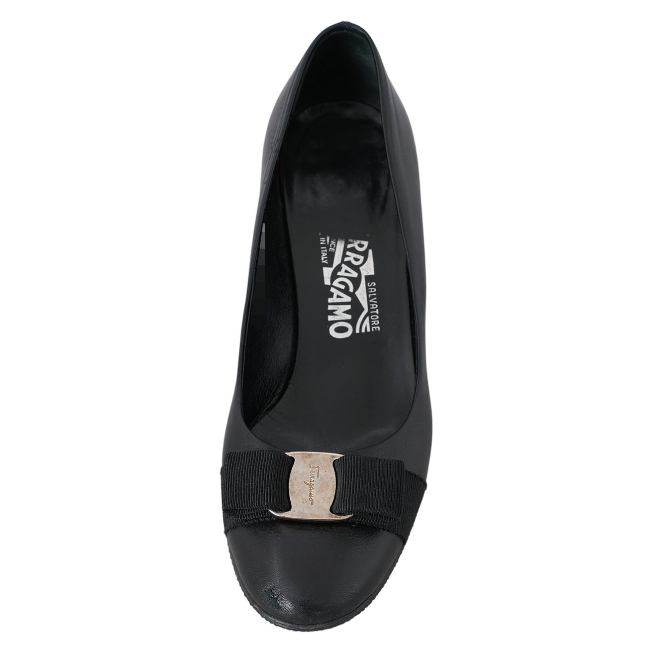 FERRAGAMO(USED)페레가모 바라리본 힐 #7
