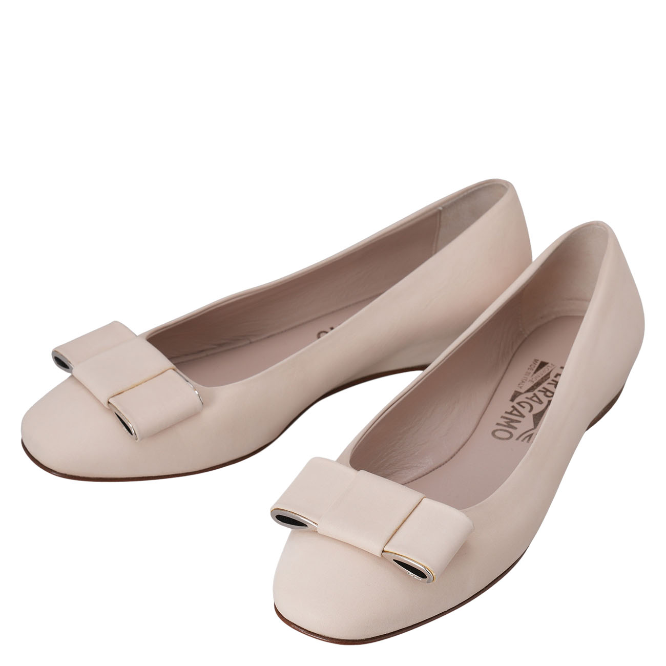 FERRAGAMO(USED)페라가모 바라리본 플랫슈즈#5.5
