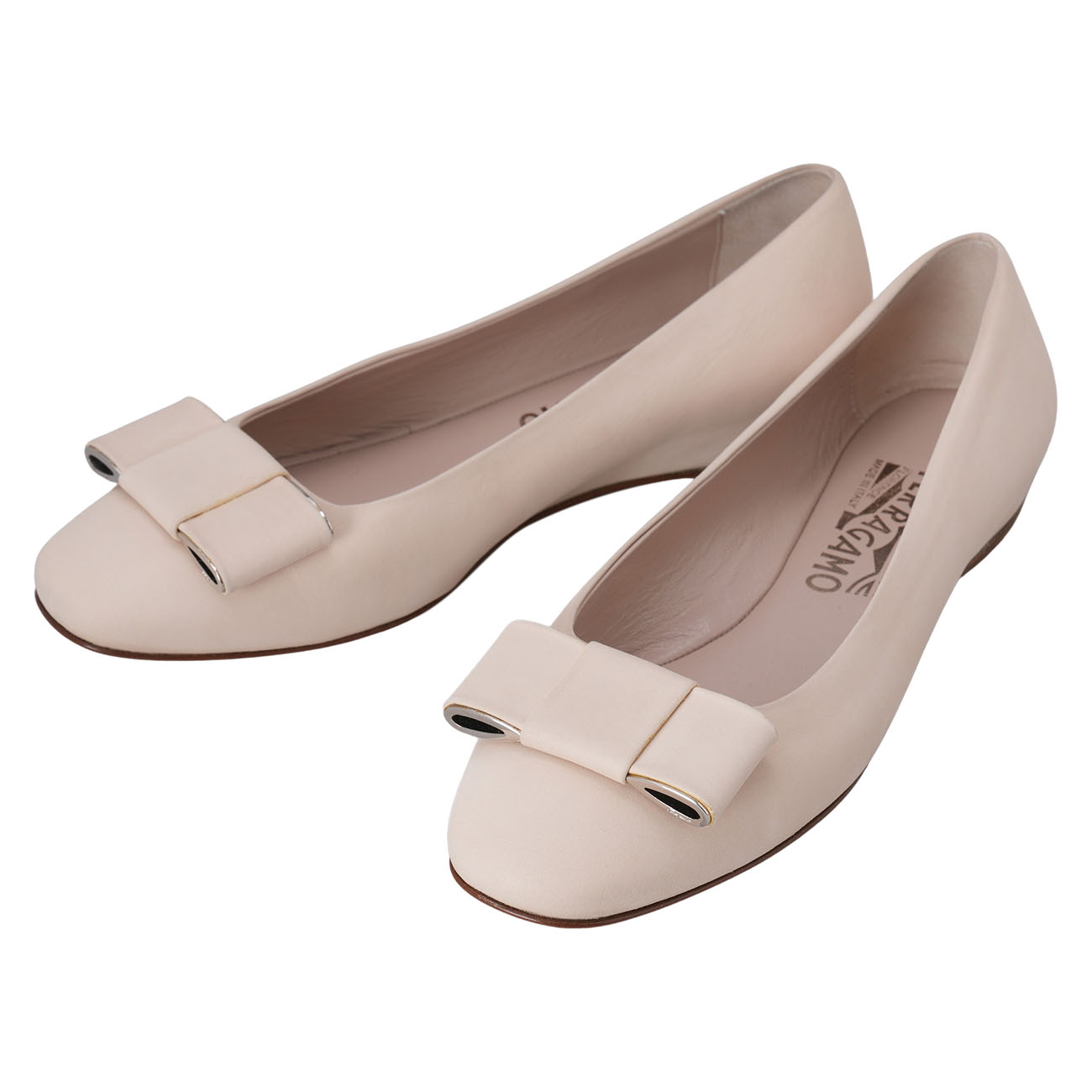 FERRAGAMO(USED)페라가모 바라리본 플랫슈즈#5.5