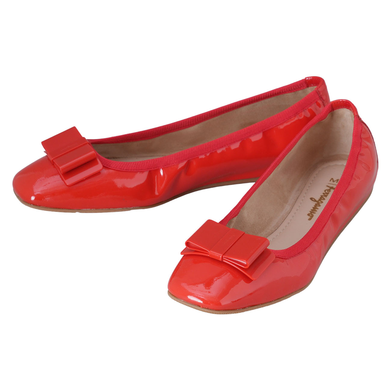FERRAGAMO(USED)페레가모 페이던트 바라 플랫슈즈 #6.5