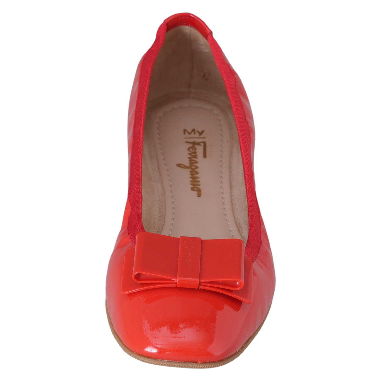 FERRAGAMO(USED)페레가모 페이던트 바라 플랫슈즈 #6.5