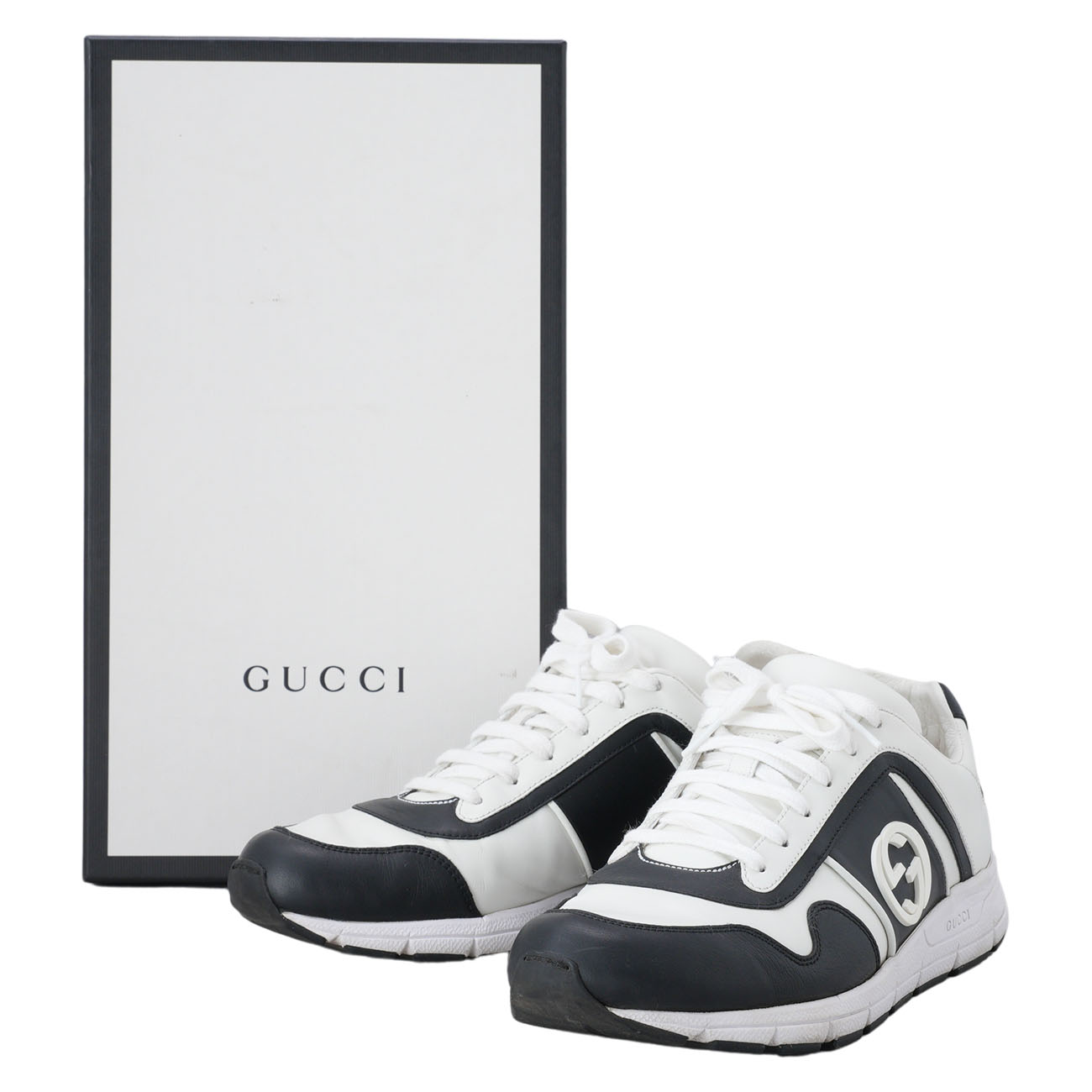 GUCCI(USED)구찌 426184 GG로고 스니커즈 #8.5