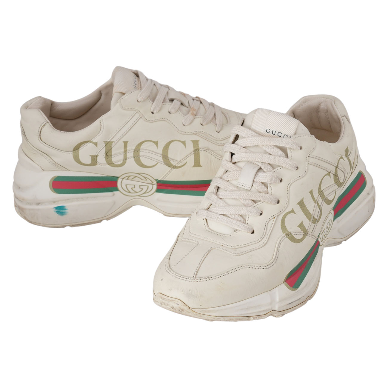 GUCCI(USED)구찌 520892 라이톤 스니커즈 #37