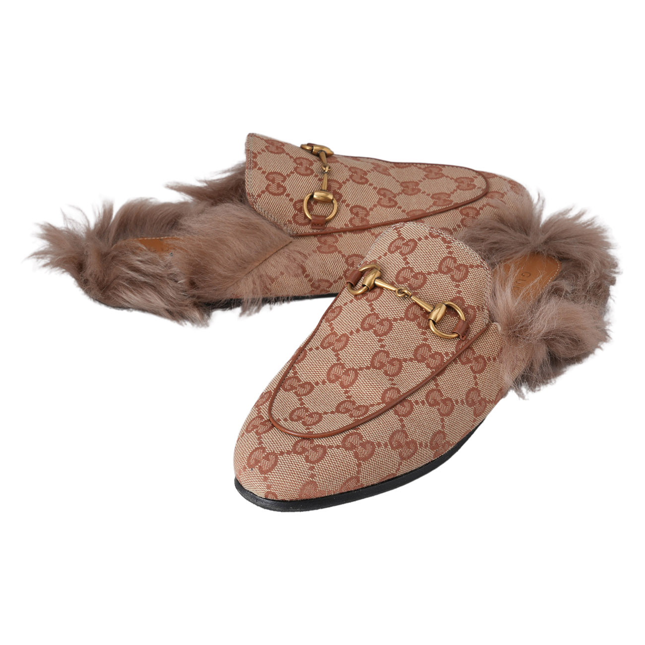 GUCCI(USED)구찌 홀스빗 자가드 뮬 #35.5