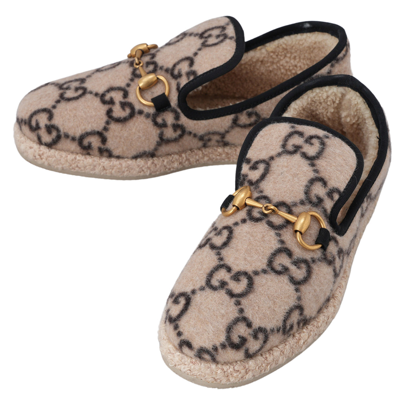GUCCI(USED)구찌 575850 홀스빗 울 로퍼 #35