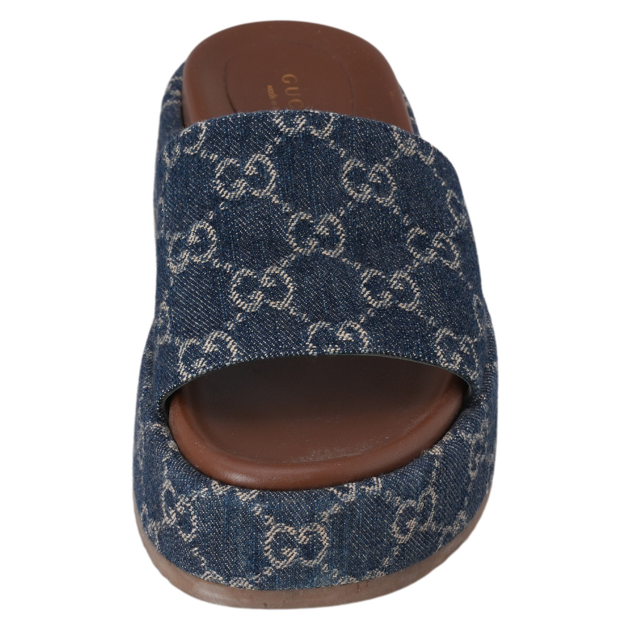 GUCCI(USED)구찌 623212 데님 통굽 슬리퍼