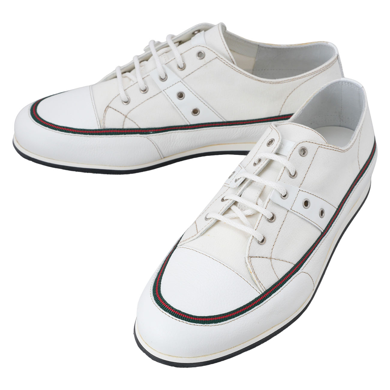 GUCCI(USED)구찌 262919 캔버스 스니커즈 #8.5