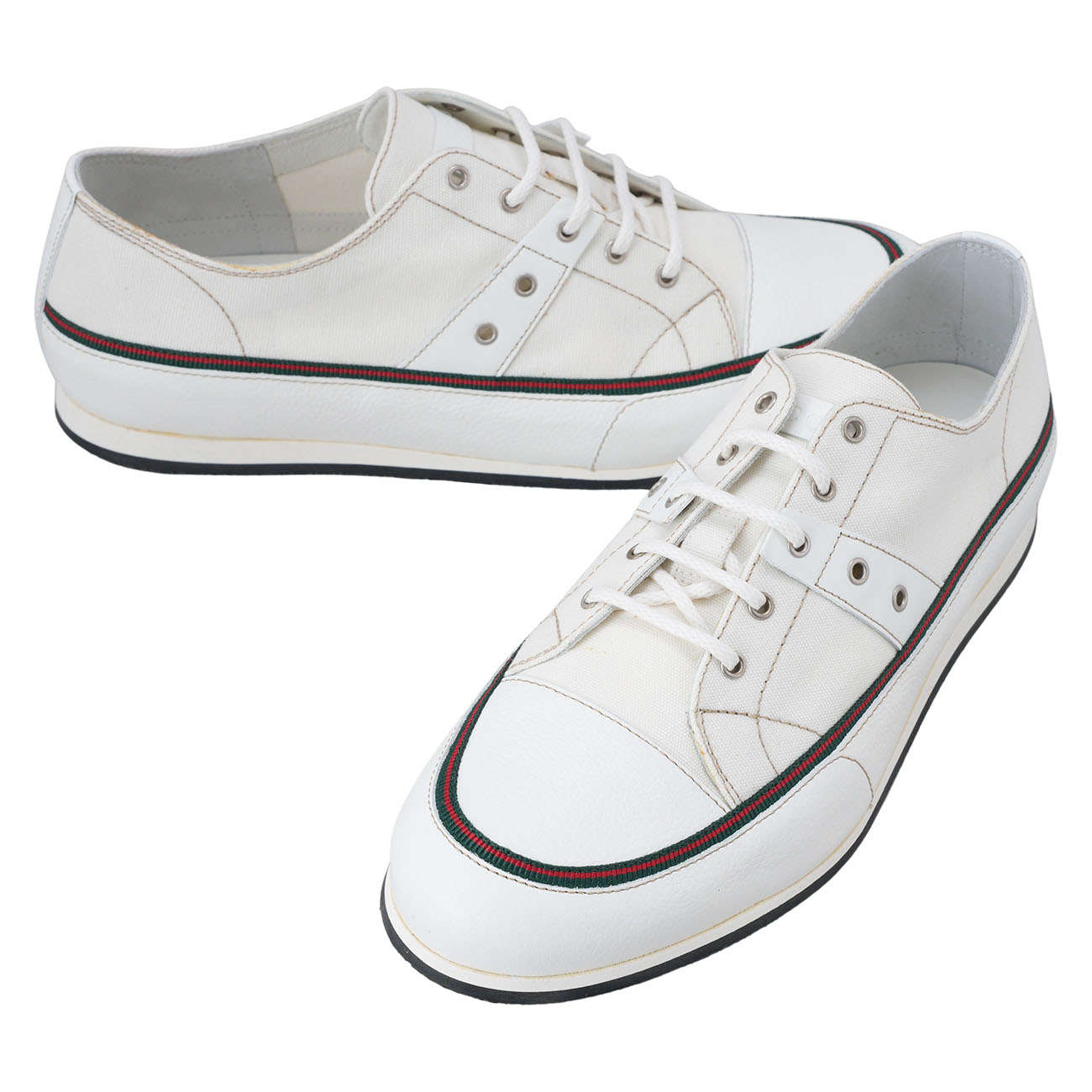 GUCCI(USED)구찌 262919 캔버스 스니커즈 #8.5